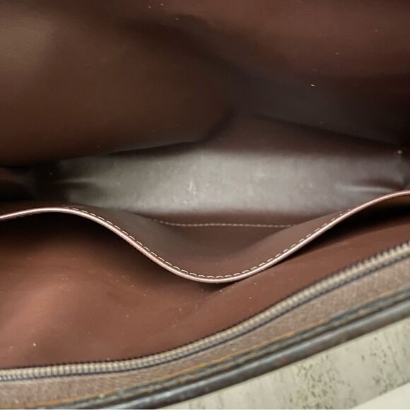 BURBERRYS Nova Check Canvas Leather Clutch/Crossbody - Picture 16 of 17